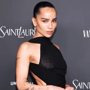 Zoe Kravitz Frees the Nipple at Pre Oscar Oppenheimer Party