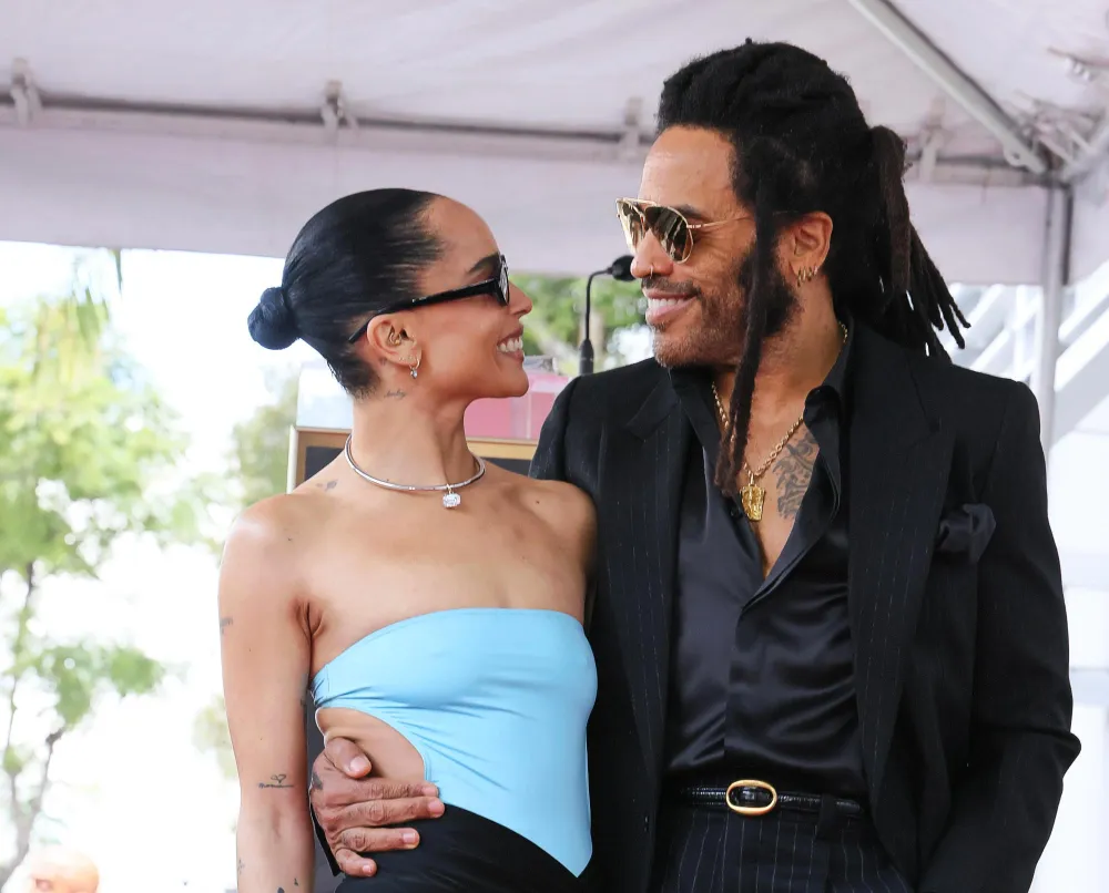 Zoe Kravitz Hilariously Roasts Dad Lenny Kravitz s Fashion Choices at His Walk of Fame Ceremony 969