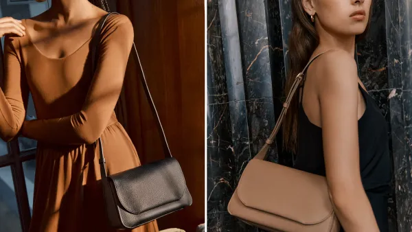 Cuyana Concertina Shoulder Bag