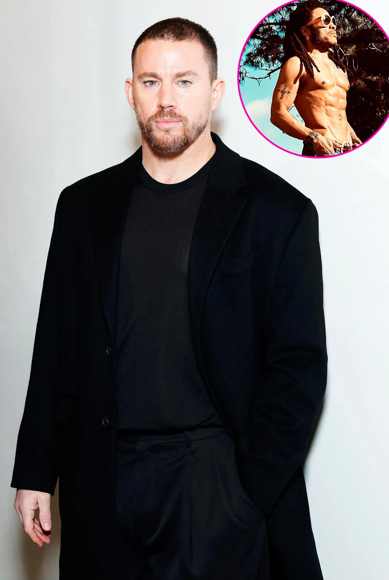 Channing Tatum Jokes About Father in Law Lenny Kravitzs Thirst Trap