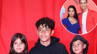 Cristiano Ronaldo and Wife Take Their Kids to Paris Fashion Week