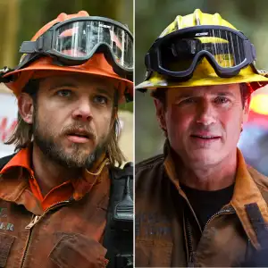 Fire Countrys Vince and Bode Leone Face Off With Sharons Flirty Colleague Liam in Intense Scene