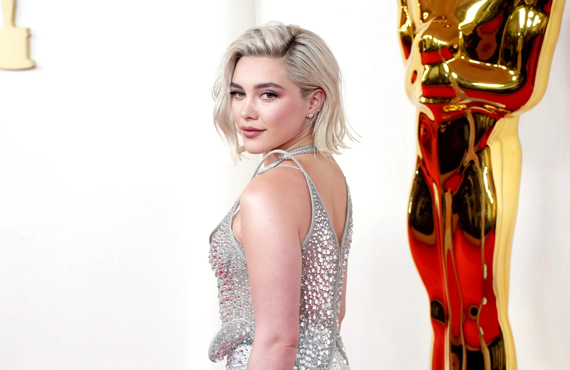 Florence Pugh at the Academy Awards on March 10, 2024.