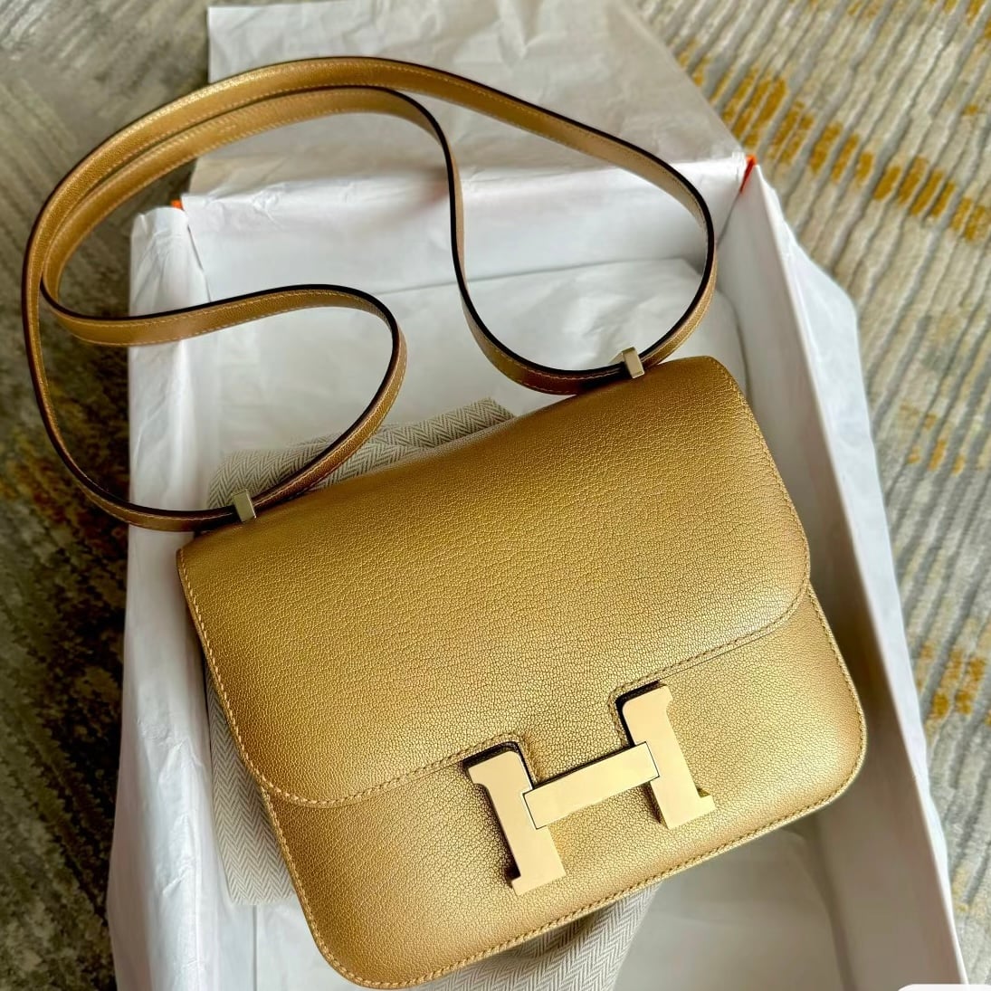 hermes colors ,hermes metallic gold,gold dore,new hermes colors 2024
