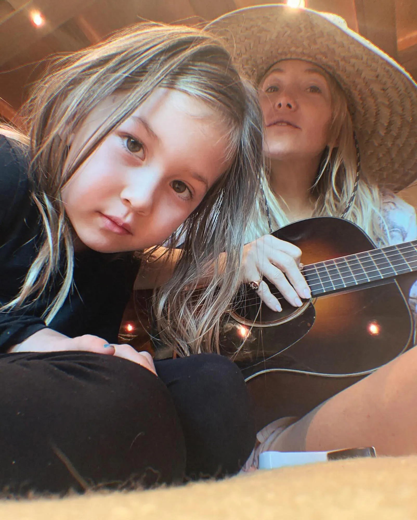 Kate Hudson and Daughter Rani Ring in Spring With Guitar Jam Session