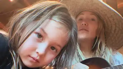 Kate Hudson and Daughter Rani Ring in Spring With Guitar Jam Session