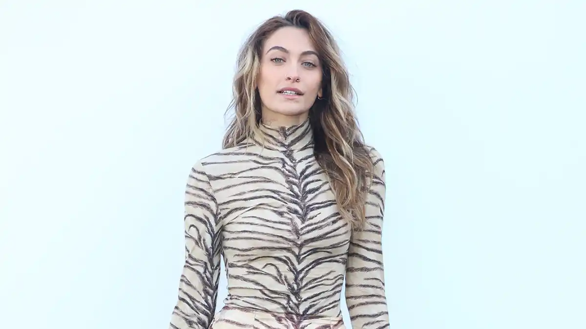 Paris Jackson at the Stella McCartney Paris Fashion Week show on March 4, 2024.