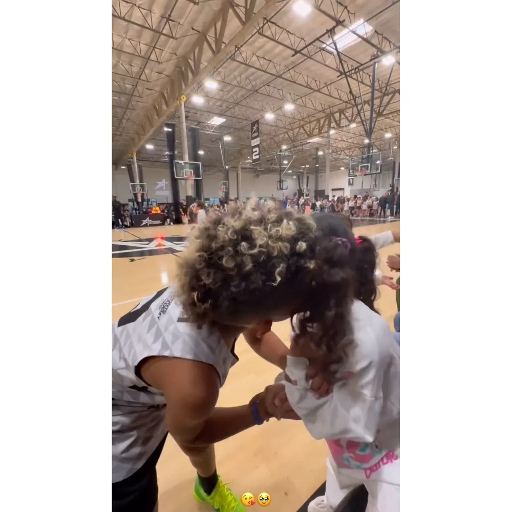 Kim Kardashian Shares Clip of Saint, Chicago West&rsquo;s Sweet Embrace After He Scores at Basketball Game