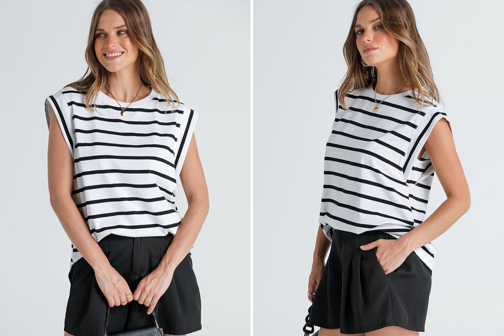 Wiholl Cap Sleeve Top