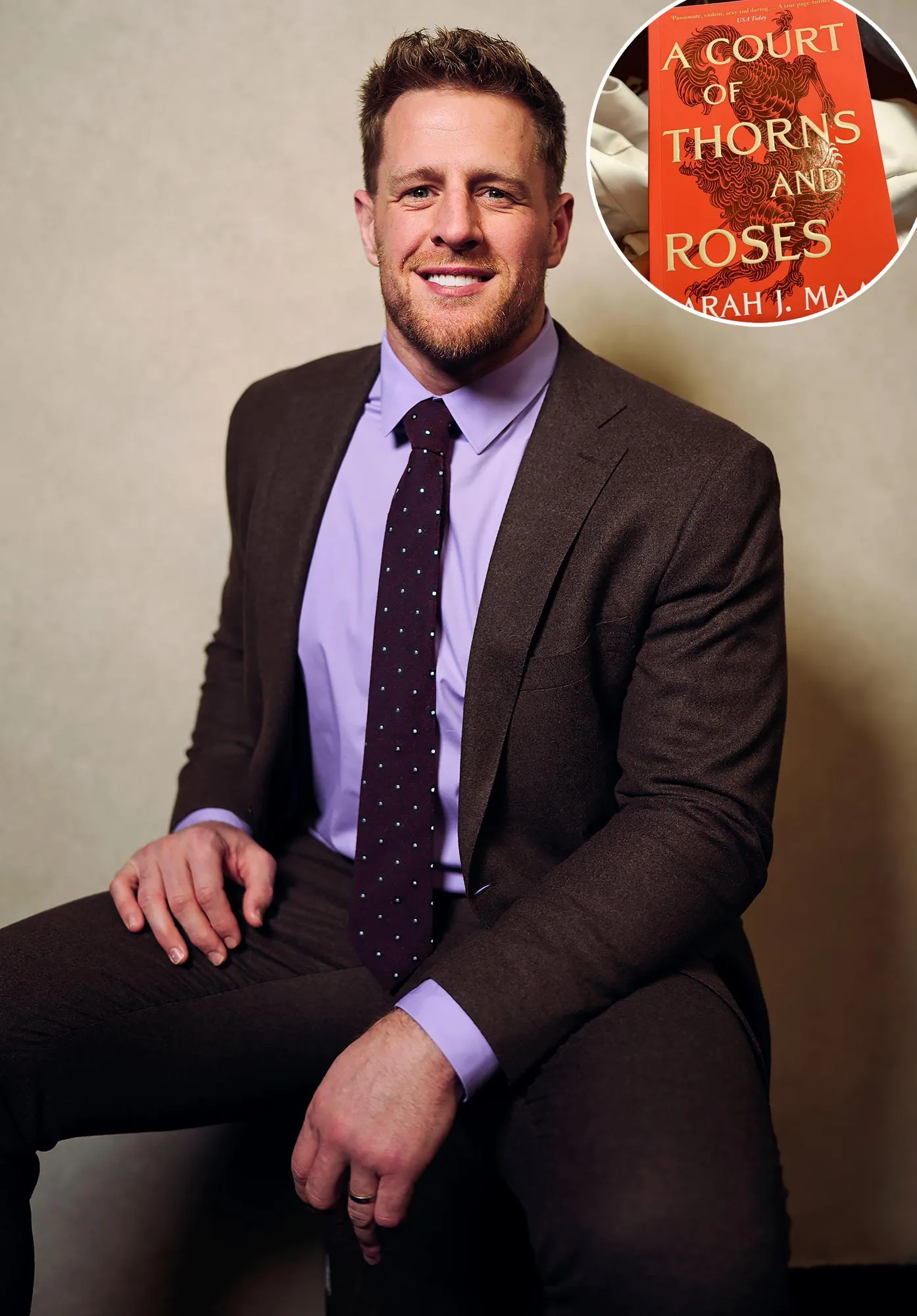 The Internet Is Obsessed With J.J. Watt Reading and Recapping 'A Court of Thorns and Roses'