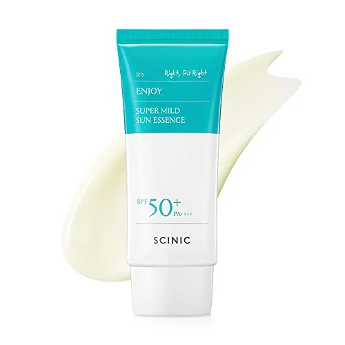 Best Chemical Sunscreen for Oily Skin: SCINIC Enjoy Super Mild Sun Essence