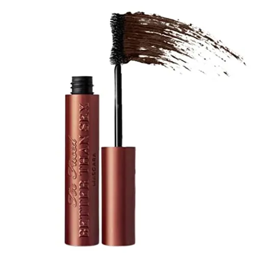 Best Splurge: Too Faced Better Than Sex Volumizing & Lengthening Mascara, Chocolate