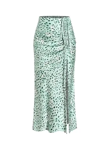 Cider Spot Leopard-Print Skirt