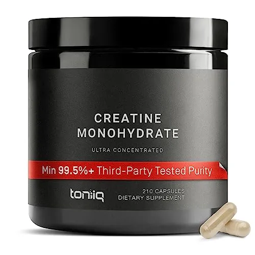 Best Pills: Toniiq Creatine 99.5% Monohydrate Capsules