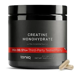 Best Pills: Toniiq Creatine 99.5% Monohydrate Capsules