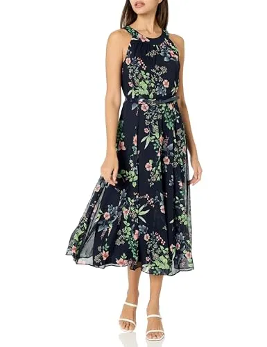 Tommy Hilfiger Chiffon Midi Dress