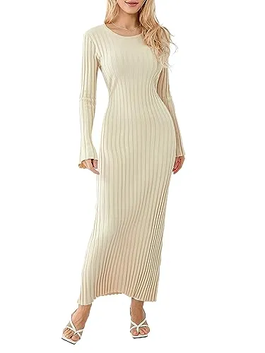 Sunloudy Knit Maxi Dress