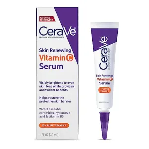 Best Drugstore: CeraVe Skin Renewing Vitamin C Serum with Hyaluronic Acid