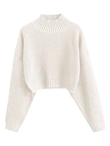Zaful Cropped Turtleneck Sweater