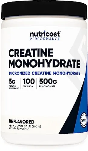 Best Budget: Nutricost Creatine Monohydrate Micronized Powder