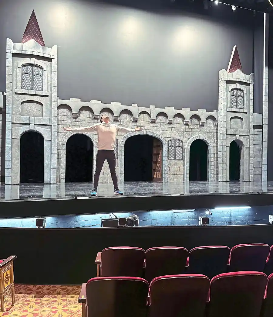 Inside Jonathan Bennett's Chaotic Night in 'Monty Python's Spamalot' on Broadway