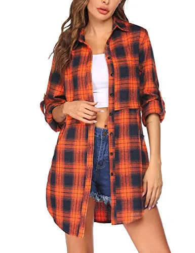 Hotouch Plaid Flannel Shirt