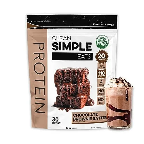 Clean Simple Eats Chocolate Brownie Batter Whey Protein Powder