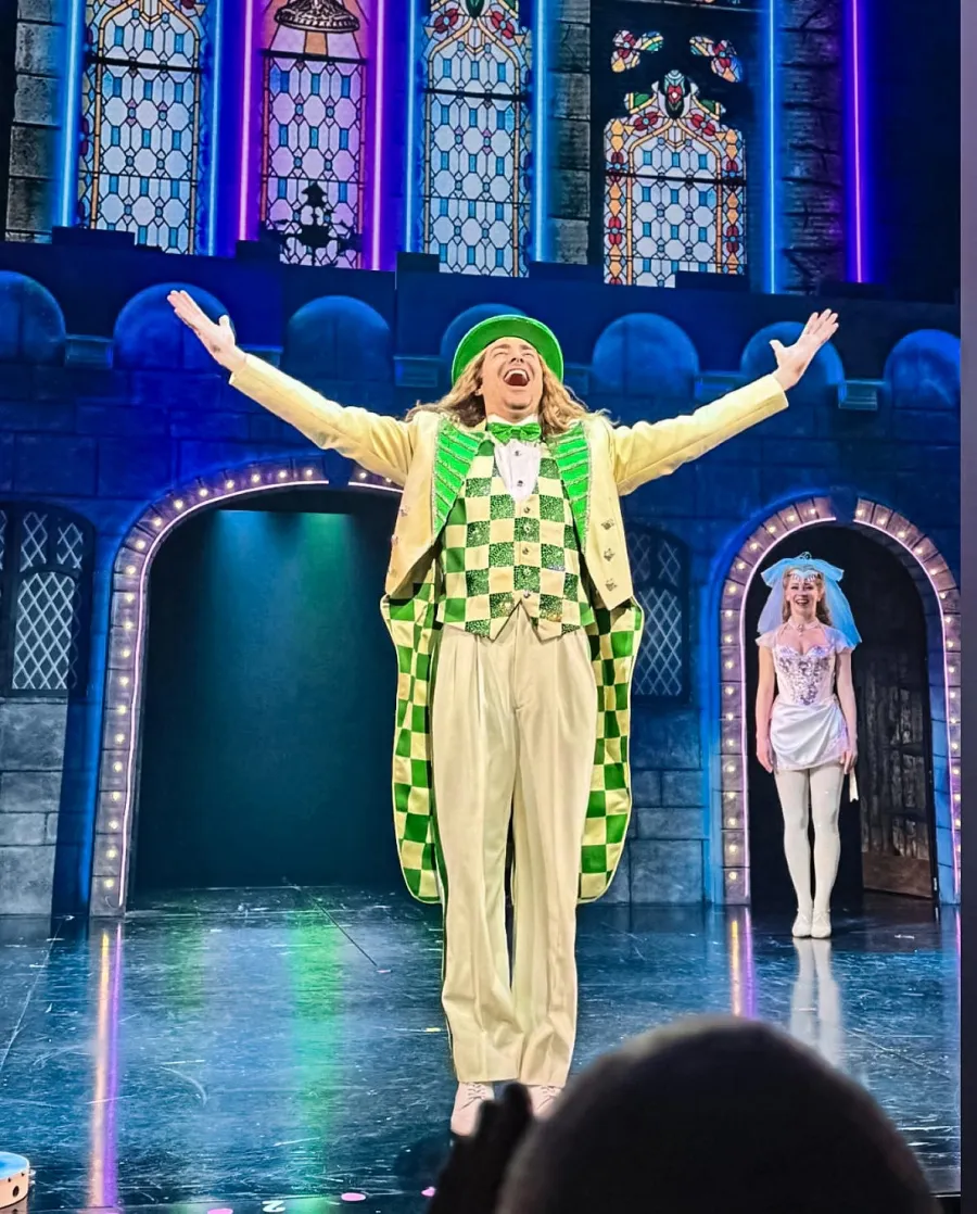 Inside Jonathan Bennett's Chaotic Night in 'Monty Python's Spamalot' on Broadway