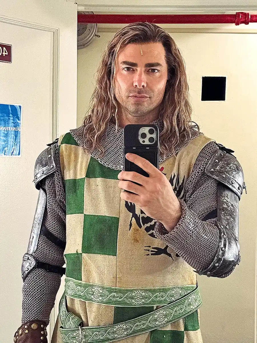 Inside Jonathan Bennett's Chaotic Night in 'Monty Python's Spamalot' on Broadway