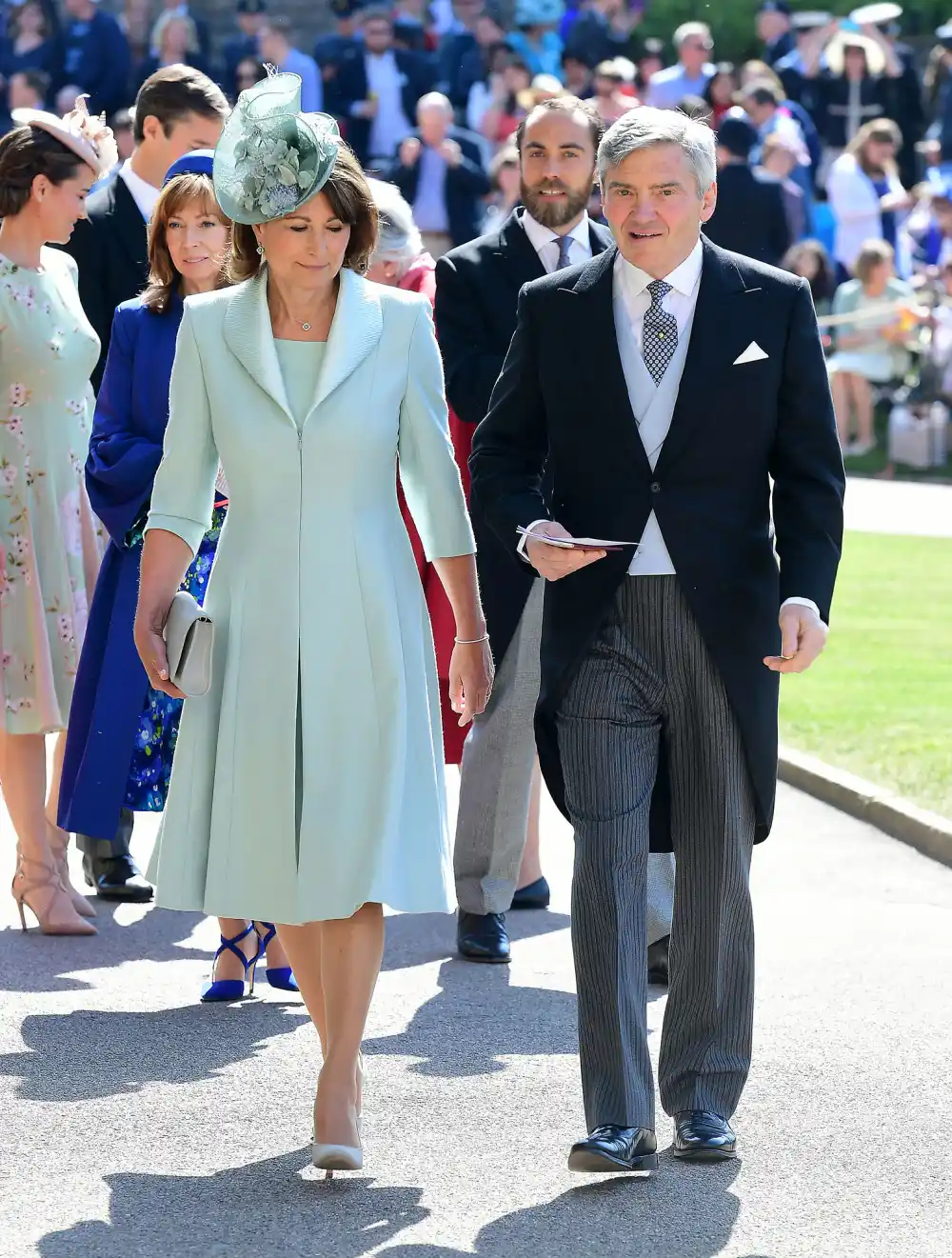 Carol Middleton and Michael Francis Middleton Prince William and Kate Middleton 2418 Luxury Handbag Shopping