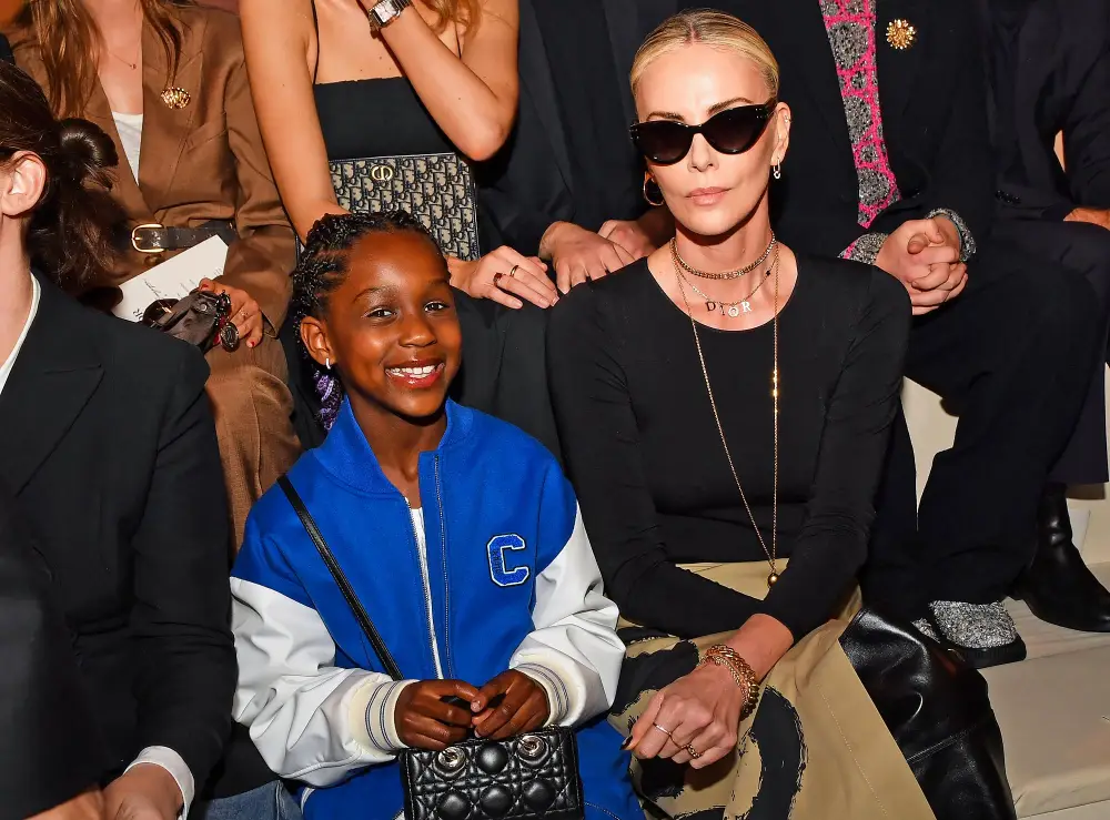 Charlize Theron Sits Front Row at Dior Pre-Fall Show With 7-Year-Old Daughter August