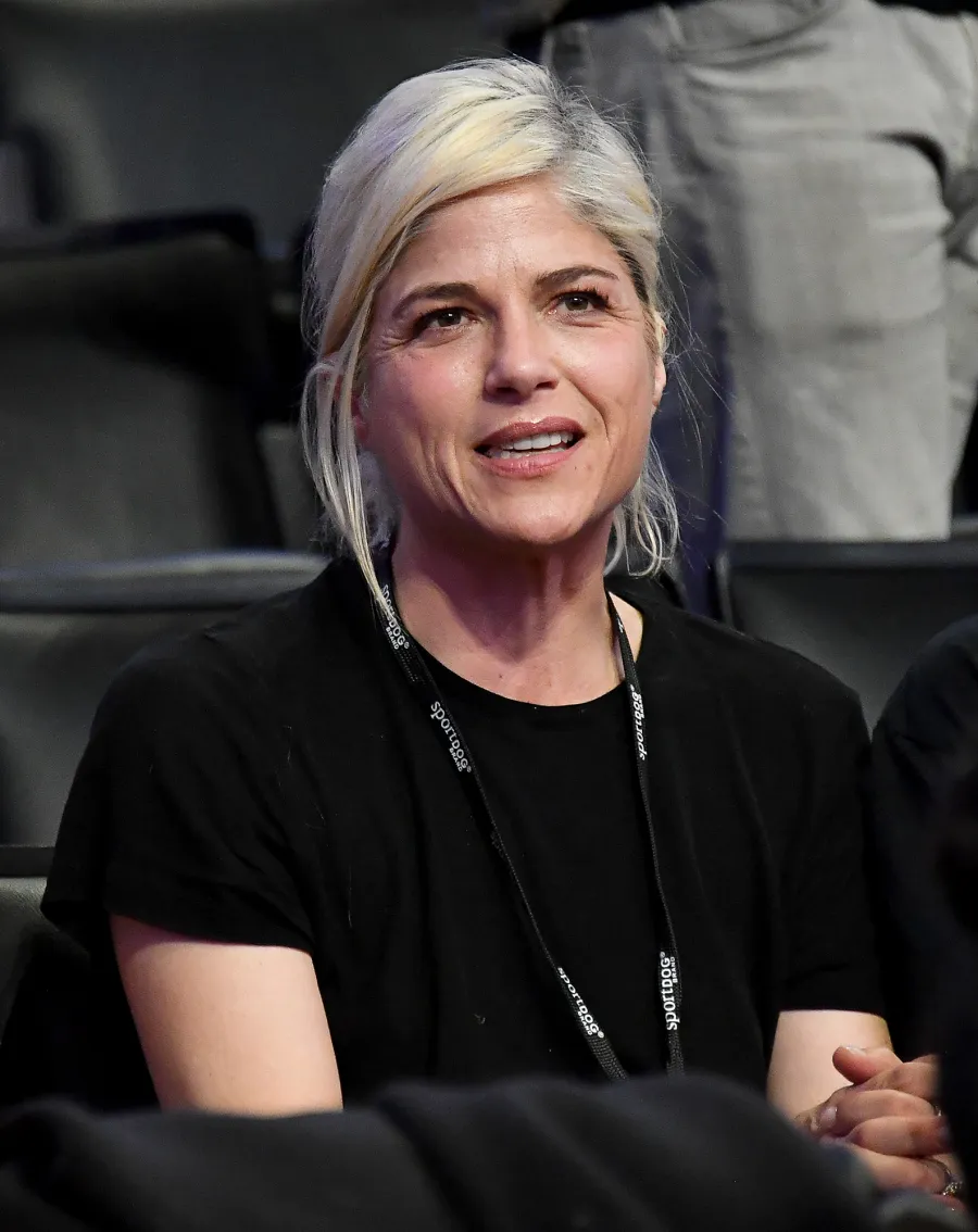 Courtside Couture Selma Blair