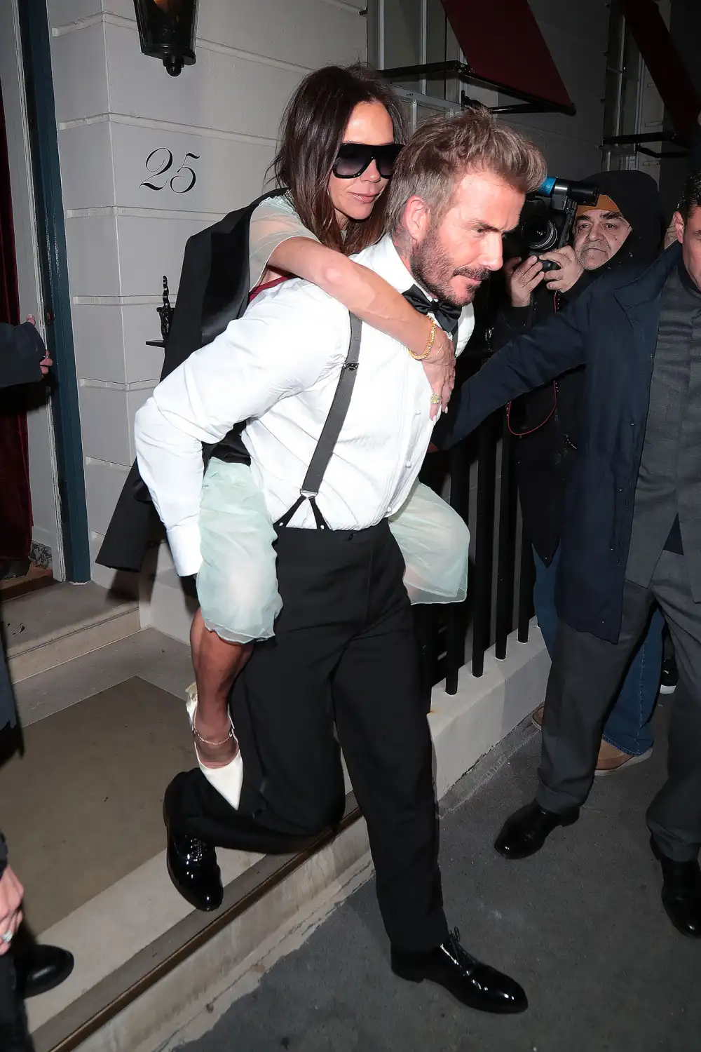 David Beckham and Victoria Beckham 50th Birthday Party