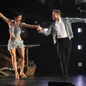 Derek Hough and Wife Hayley Erbert Perform During Symphony of Dance Tour