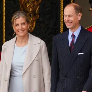 Edward and sophie and king charles cause shock as they step up