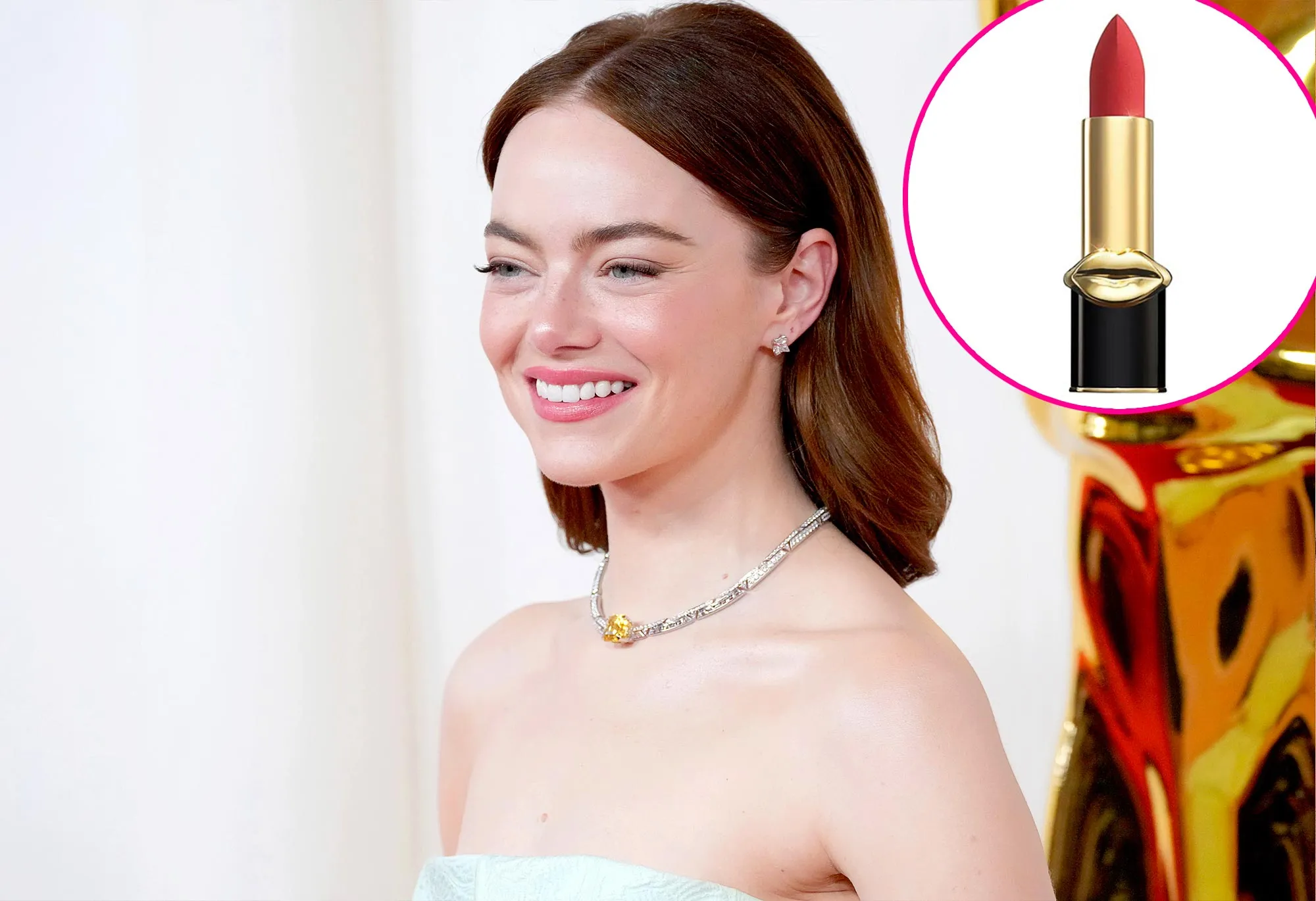 Emma Stone s Poor Things Character Puckered Up With Pat McGrath s MatteTrance Lipstick 192