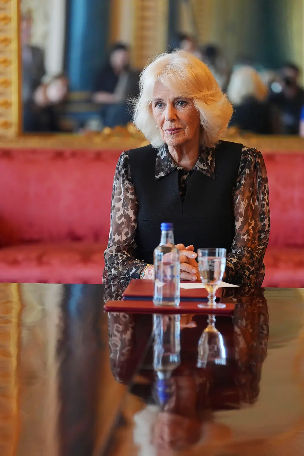 Feature Queen Camilla Returns to Royal Duties With Event at Buckingham Palace