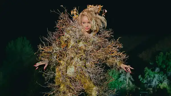 Feature Rihanna Transforms Into a Full Body Tree in Over-the-Top Fenty X Puma Campaign