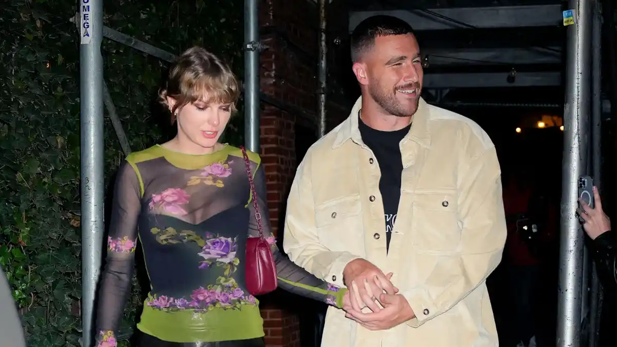 Feature Travis Kelce Lifts Up Taylor Swift in Hilarious Coachella Footage