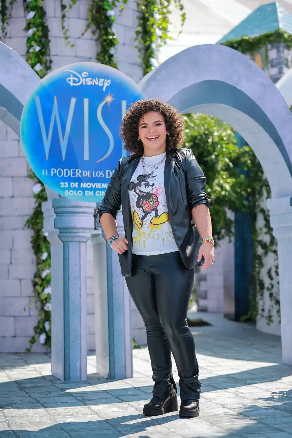 Lucerito Mijares durante el estreno de la pel&iacute;cula "Wish" en CDMX en noviembre del 2023.