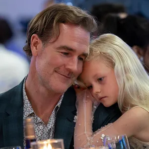 James Van Der Beek Cheers on Daughter Olivia 13 During Her Performance at Art of Kindness Gala 737