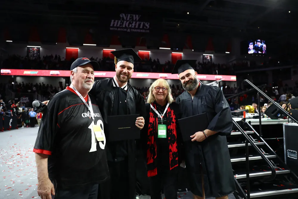 Jason Kelce Defends Brother Travis for Chugging Beer During &lsquo;New Heights&rsquo; Graduation Ceremony