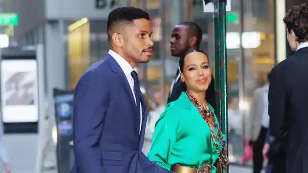 Kerry Washington and Husband Attend Ralph Lauren Show