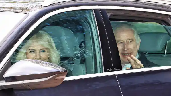 King Charles III and Queen Camilla Spotted in Car Together