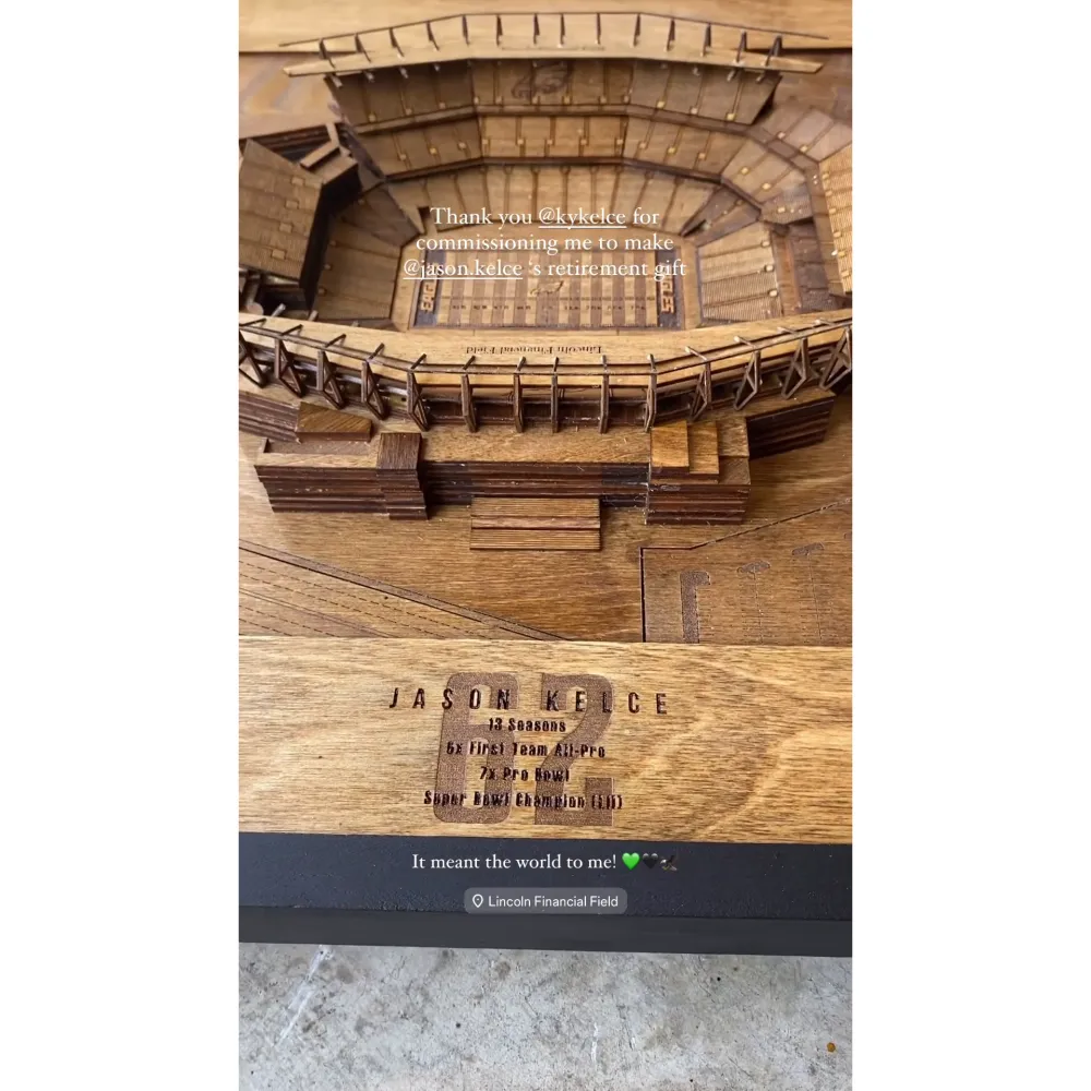 Kylie Kelce Reveals Husband Jason&rsquo;s NFL Retirement Gift