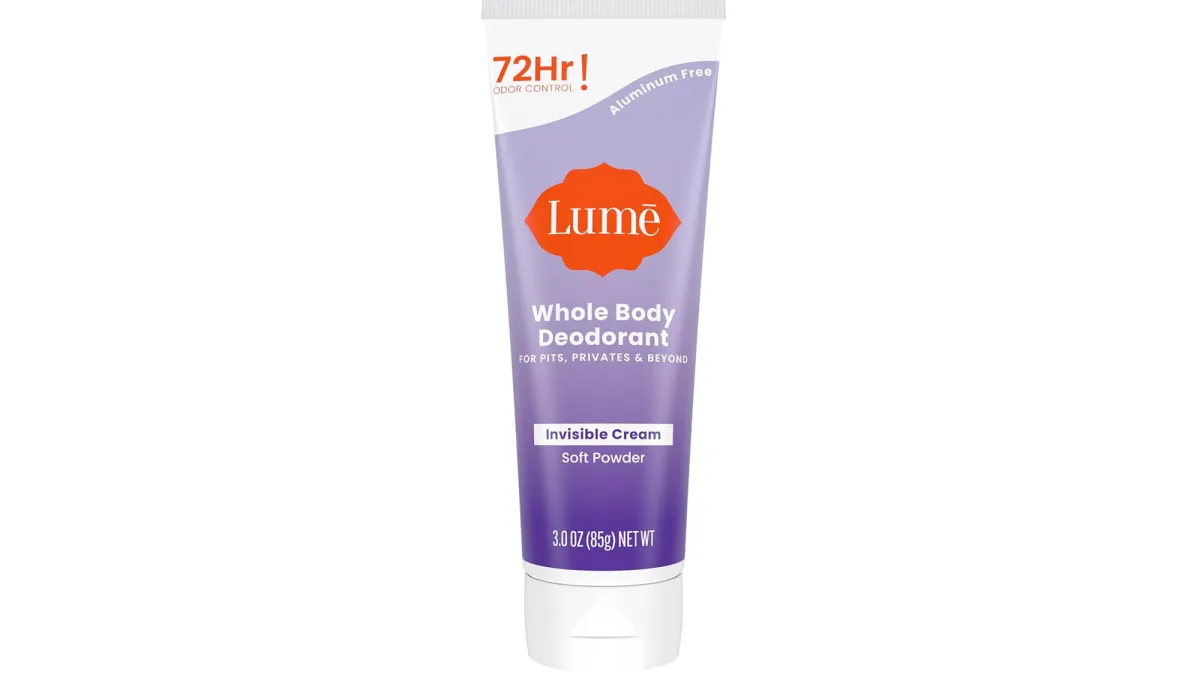 Lume whole body deodorant