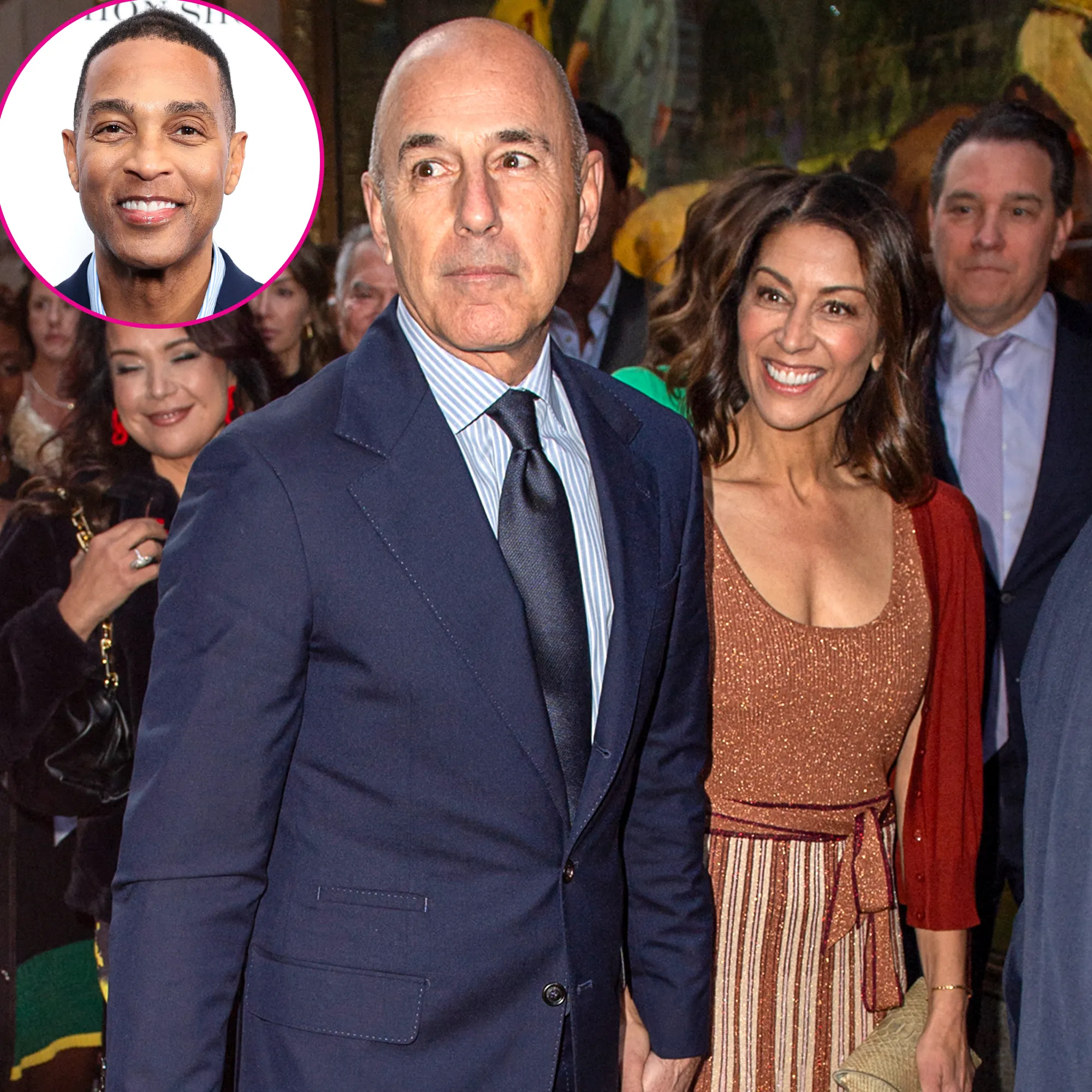 Matt Lauer and Girlfriend Hold Hands at Don Lemon's Wedding