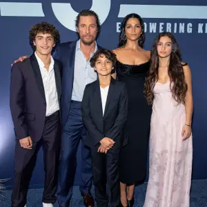 Matthew McConaughey and Wife Camila Appear With Kids at Red Carpet Event