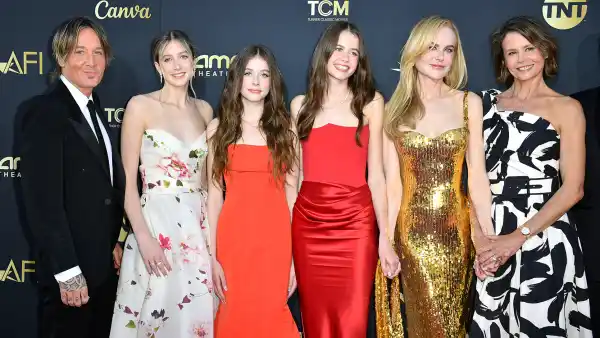 Nicole Kidman and Keith Urban’s Daughters Pose With Their Parents at AFI Life Achievement Award Gala