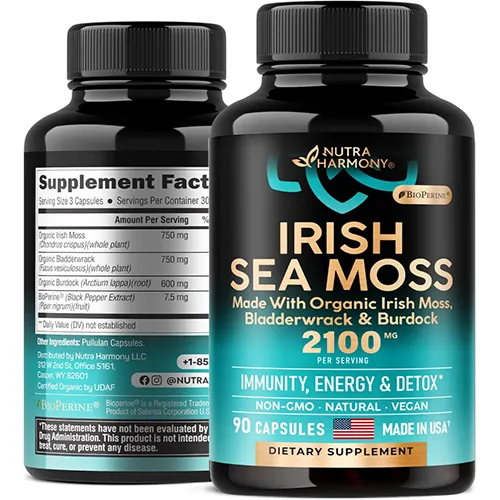 Nutra Harmony Irish Sea Moss Capsules